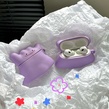 Πορφυρή προστατευτική θήκη Ditto για AirPods Pro (1η/2η γενιά) και AirPods 3