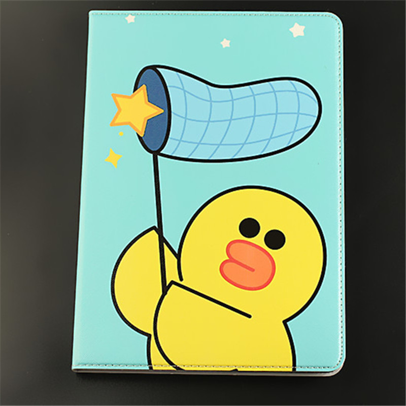 Husă de protecție pentru Apple iPad Pro mini 1–4, 9,7 inci, imprimare în stil desen animat, material PU+TPU