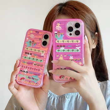 Kućište za iPhone 16 Pro s dvostrukom laminacijom, 2-u-1, u originalnom slatkom stilu, inspirirano japanskim i korejskim stilom