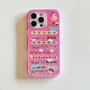 Kućište za iPhone 16 Pro s dvostrukom laminacijom, 2-u-1, u originalnom slatkom stilu, inspirirano japanskim i korejskim stilom