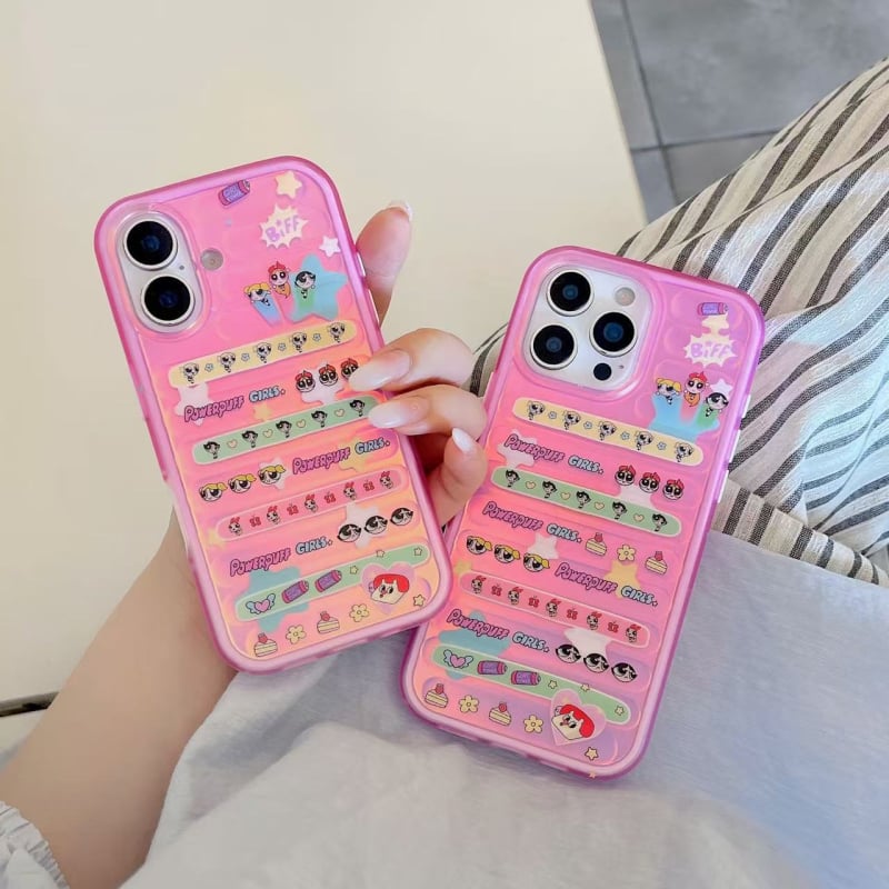 Kućište za iPhone 16 Pro s dvostrukom laminacijom, 2-u-1, u originalnom slatkom stilu, inspirirano japanskim i korejskim stilom