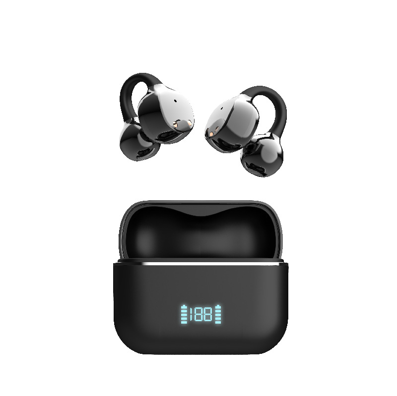 2026 Bluetooth slušalice s AI prijevodom, klips dizajn, nisu u uhu, redukcija buke, za sport