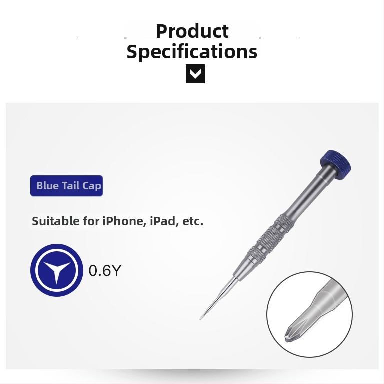 Magnetski precizni set odvijača za mobilne telefone Apple i Android — 0,8 mm petokraka, T2 Torx, 2,2 srednja ploča