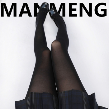 Tanke sive hulahopke za proljeće i jesen, mliječno bijele najlonke Lolita, crne velur legginse, 60D