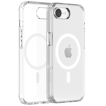 Prozirni magnetski kućište s punom zaštitom za iPhone SE4, s vazdušnim jastukom za zaštitu od padova i kompatibilno s kabelskim punjenjem