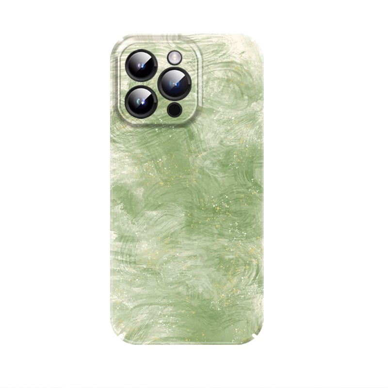 Carcasă iPhone 14 Pro Max în stil Ins, compatibilă cu 13/12, protecție completă cu oglindă PC și folie, carcasă rigidă, design japonez și coreean