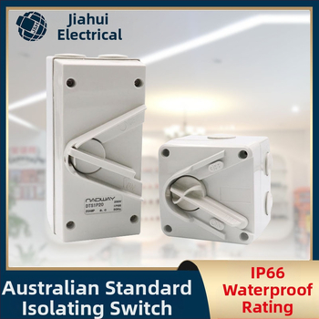 IP66 vonkajší DC izolačný vypínač podľa austrálskeho štandardu, vodotesný, priemyselný