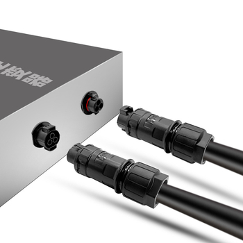 3-žilni konektor, vodootporni spojni konektor za kabel promjera 21 mm, AC 500 V, muški i ženski spojni konektor za velike kablove