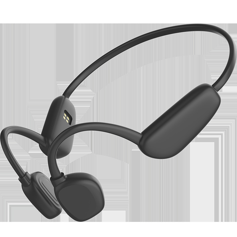 Căști cu conductivitate osoasă pentru sport, Bluetooth, pentru înot și alergare, design fără fir la nivel de gât, IPX8 rezistente la apă.