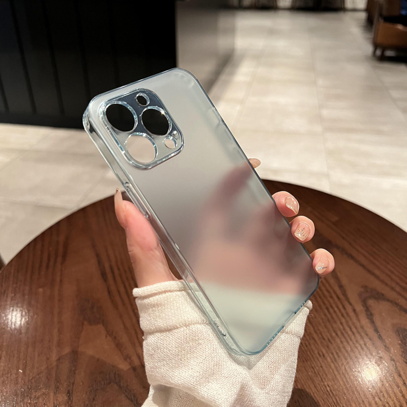 Kućište za iPhone s matnim staklom i otporom na otiske prstiju – potpuna zaštita za modele iPhone 16, 15 Pro i 13