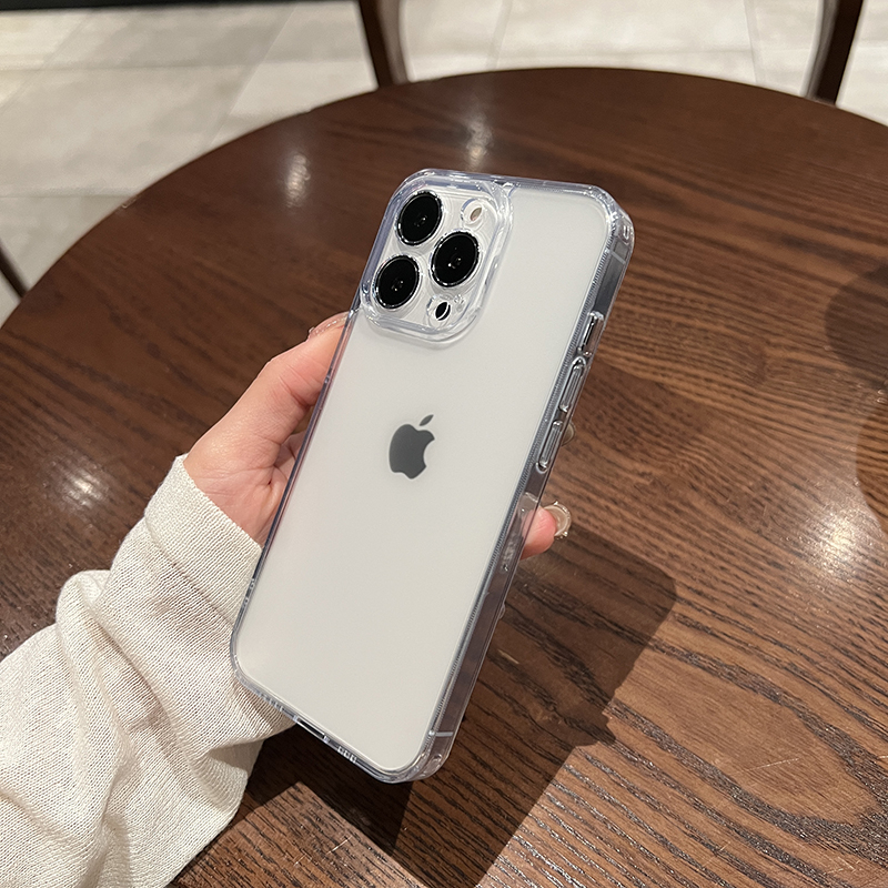 Kućište za iPhone s matnim staklom i otporom na otiske prstiju – potpuna zaštita za modele iPhone 16, 15 Pro i 13