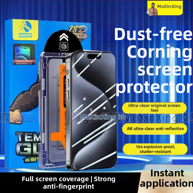 Protecție pentru ecran Huawei Mate30 cu sticlă Corning temperată, acoperire completă, rezistent la cădere, protecție a ochilor, antiamprentă, anti-lumină albastră.