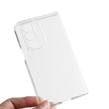 Carcasă OPPO Find N2 din PC transparent pentru ecran pliabil, capac flip stânga-dreapta, decupaje precise, protecție anti-cădere, compatibil 5G