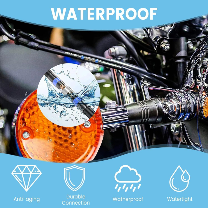 Topljiv vodootporan spajalski prsten bez tlaka; zaštitni konektor za zavarenu kutiju terminala sa srednjom cijevi.