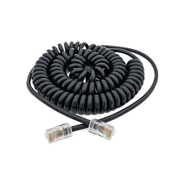 RJ45 osmojezgreni izvučni spiralni kabel s dva RJ45 konektora