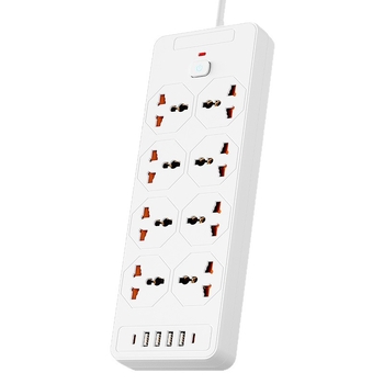 Produžni blok 1,8 m s 6 USB priključcima, britanski standard