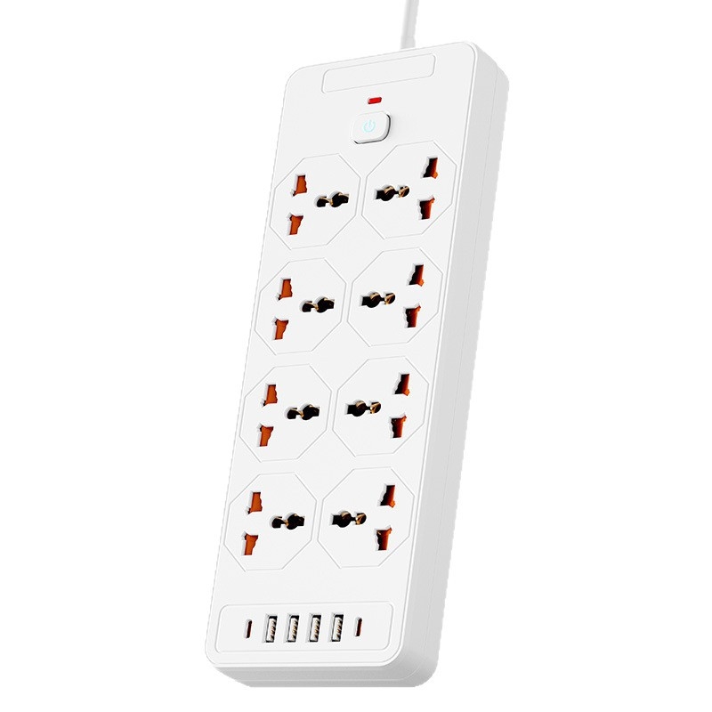 Produžni blok 1,8 m s 6 USB priključcima, britanski standard