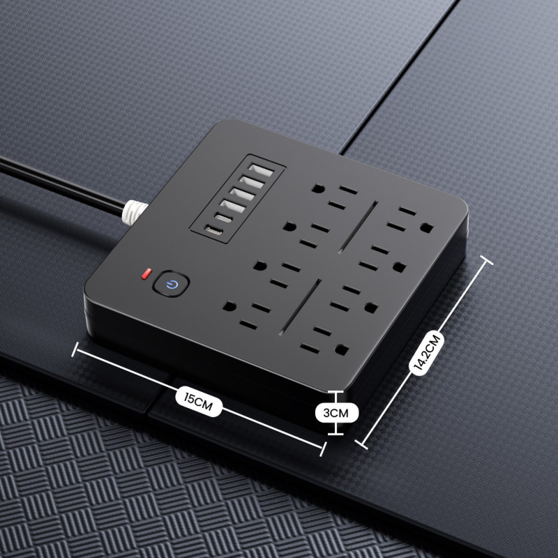 16-u-1 višenamjenski produžni priključni blok s USB za kućnu i uredsku upotrebu