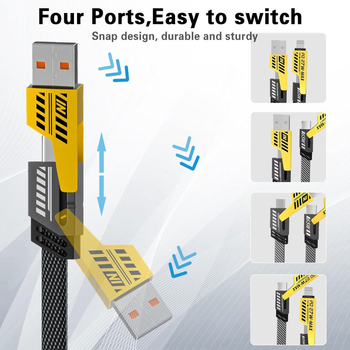 Najlonski USB-C kabel za podatke s PD brzim punjenjem do 65W/27W, kompatibilan s Apple i Android uređajima, duljina 0,5–1 m.