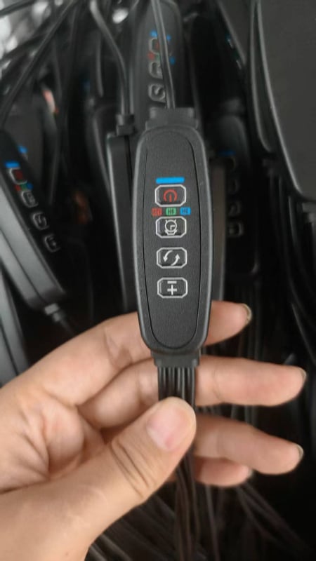 Καλώδιο με διακόπτη dimmer τεσσάρων πλήκτρων, διανομέας 1:4 για φωτισμό φυτών και ενυδρείου