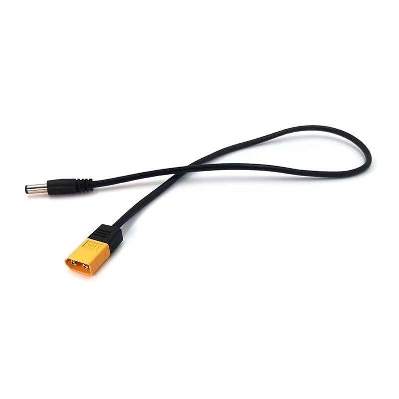 XT60 προς DC5.5×2.5mm καλώδιο τροφοδοσίας, γωνιακός προσαρμογέας DC5525, καλώδιο τροφοδοσίας κολλητήρι