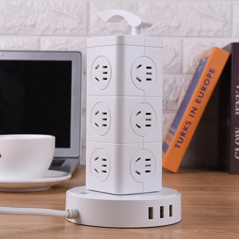Cici Pametni vertikalni produžni kabel s USB punjenjem za kućnu upotrebu