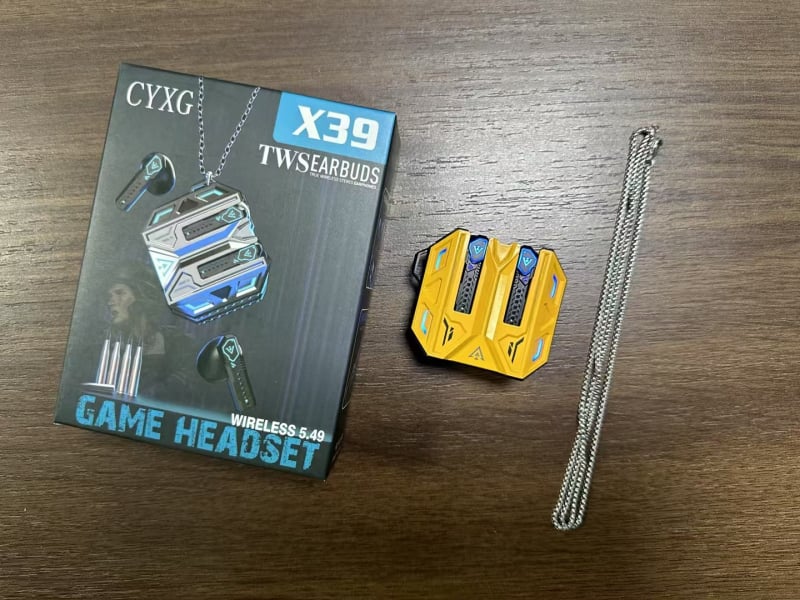 X39 gaming Bluetooth slušalice s pulsirajućim LED-om, visokokvalitetan zvuk, dugo trajanje baterije, niska latencija