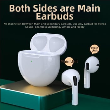 Pro6 Bluetooth bežične slušalice za sport i gaming, s dodirnim upravljanjem, redukcijom buke, In-Ear, dugotrajna baterija