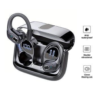 Silnek HD65 slušalice s koštanom kondukcijom, montirane na uho, duboko smanjenje buke ANC i ENC, vodootporne IPX5, Hi‑Fi stereo