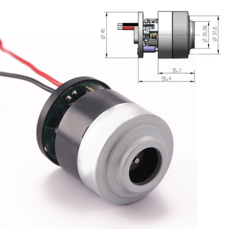45 mikromotor bez kefy DC motor pre vysávače a náradie, s vysokým krútiacim momentom a vzduchovým čerpadlom