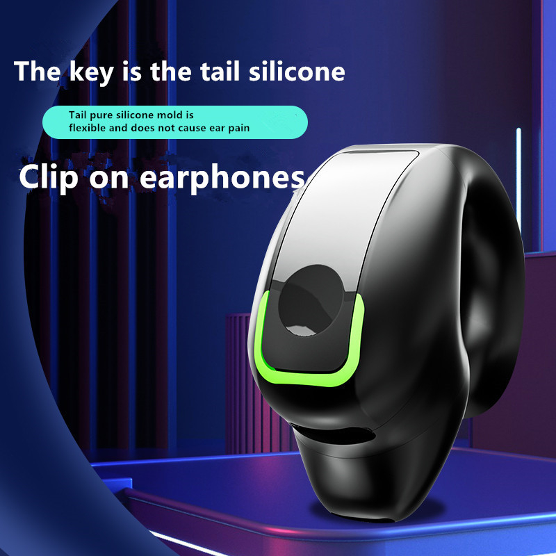 GD28 Bluetooth slušalice s klipsom za uho, jednostrani dizajn, za poslovne i sportske potrebe