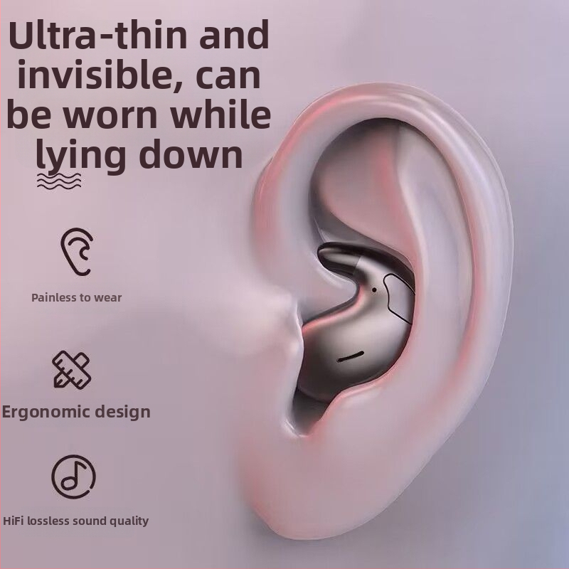 Căști Bluetooth pentru somn cu conductivitate osoasă, fără să intre în urechi, fără fir, autonomie lungă, sunet stereo dual