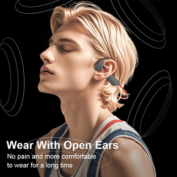 X7 Bluetooth slušalice s kostnom provodljivošću, otvorenog dizajna, ne ulaze u uho, udobne za dulje nošenje, za sport, trčanje i plivanje