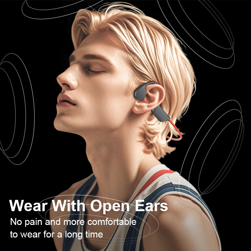 X7 Bluetooth slušalice s kostnom provodljivošću, otvorenog dizajna, ne ulaze u uho, udobne za dulje nošenje, za sport, trčanje i plivanje