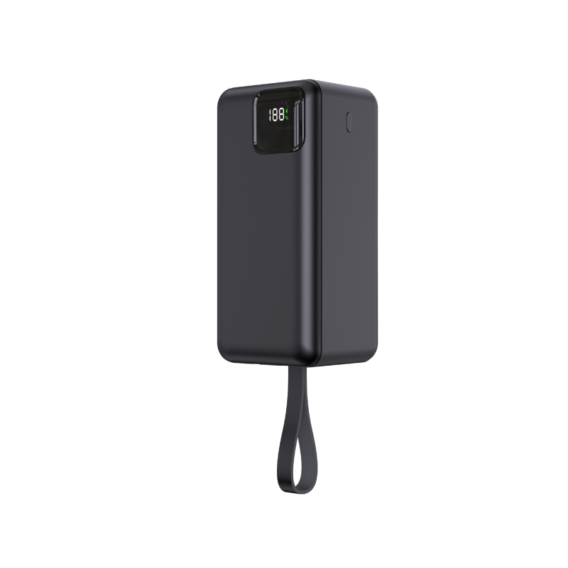Power banka 50000mAh s PD 22.5W, ugrađeni kabel, brzo punjenje