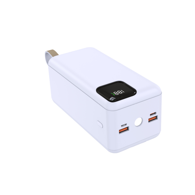 Power banka 50000mAh s PD 22.5W, ugrađeni kabel, brzo punjenje