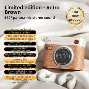 CCD Bluetooth slušalice s klipom za uho, otvorenog tipa, sportske slušalice bez ugradnje u uho, silikonska zračna jastučić
