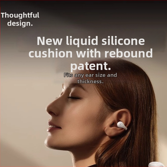 CCD Bluetooth slušalice s klipom za uho, otvorenog tipa, sportske slušalice bez ugradnje u uho, silikonska zračna jastučić