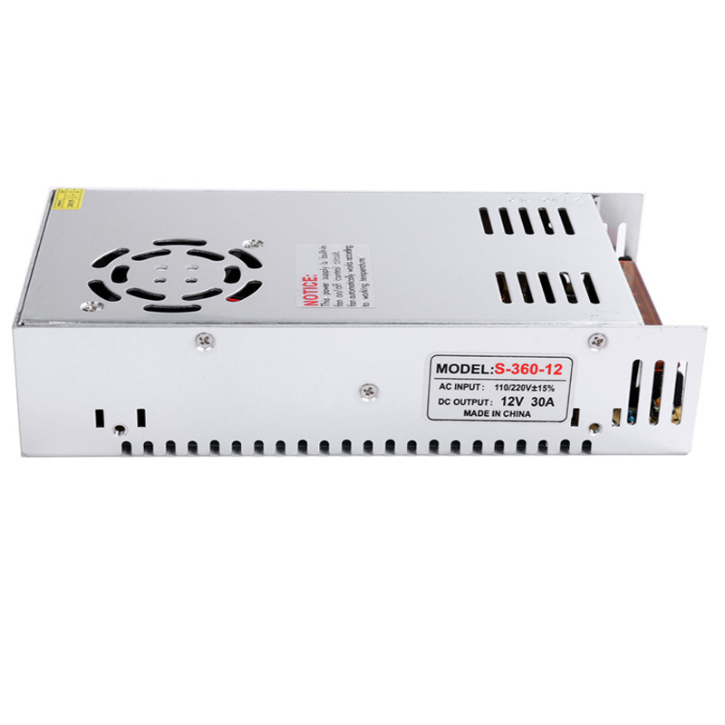 Napajanje za 3D pisač 12V 30A 360W s LED trakom i modulom vodilice cijevi