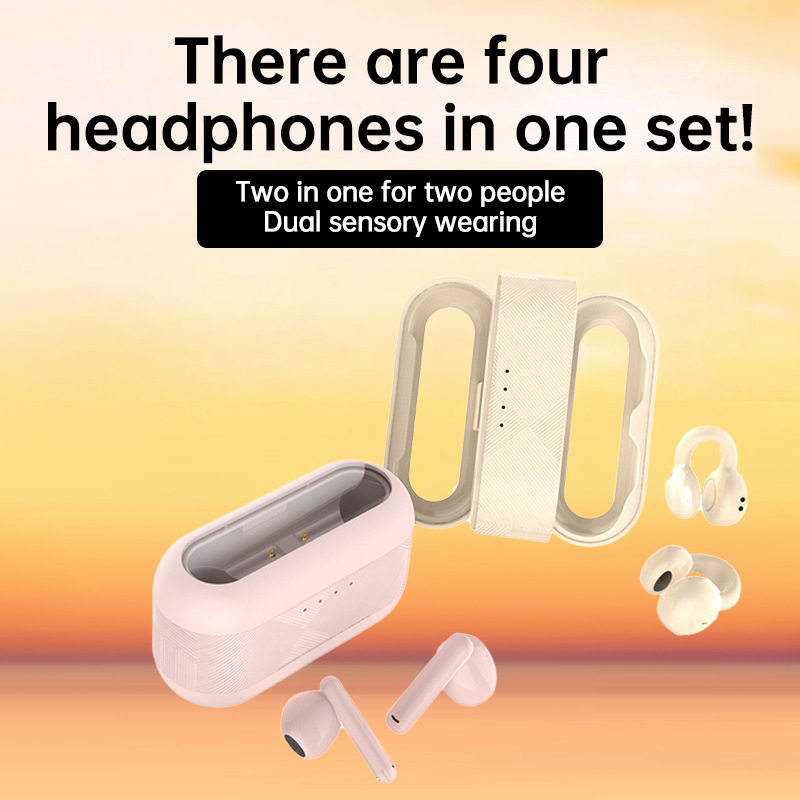 Nove bežične slušalice s klipom za uho, TWS, 2 para u paketu, Bluetooth