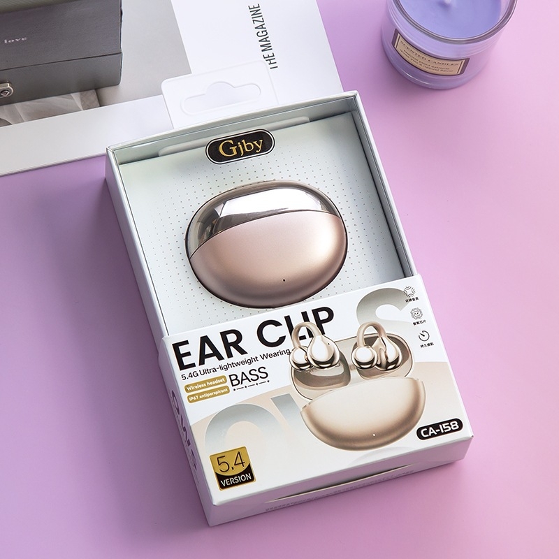 Căști cu conducție osoasă, clip pentru ureche, Bluetooth, stereo, fără fir CA-158