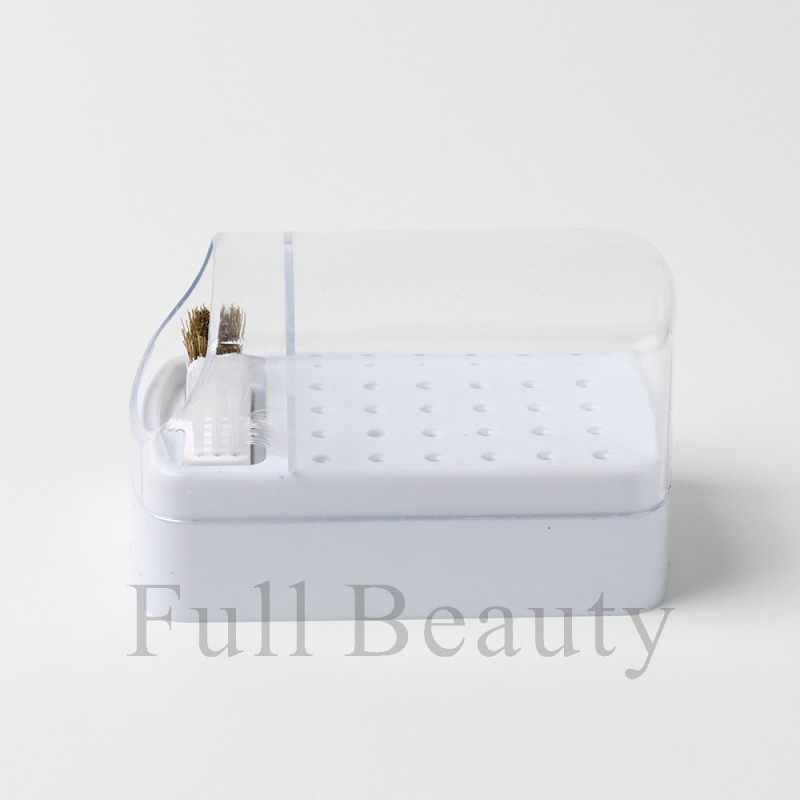 Full Beauty 100-lyukú körömcsiszolófej tároló doboz fedővel