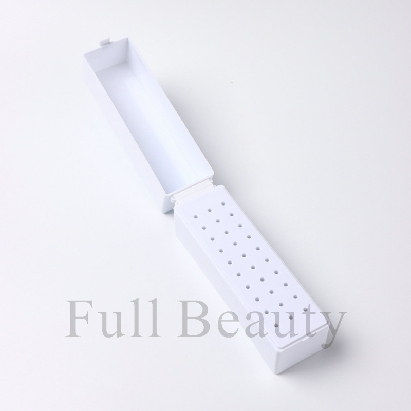 Full Beauty 100-lyukú körömcsiszolófej tároló doboz fedővel