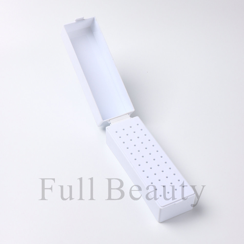 Full Beauty 100-lyukú körömcsiszolófej tároló doboz fedővel
