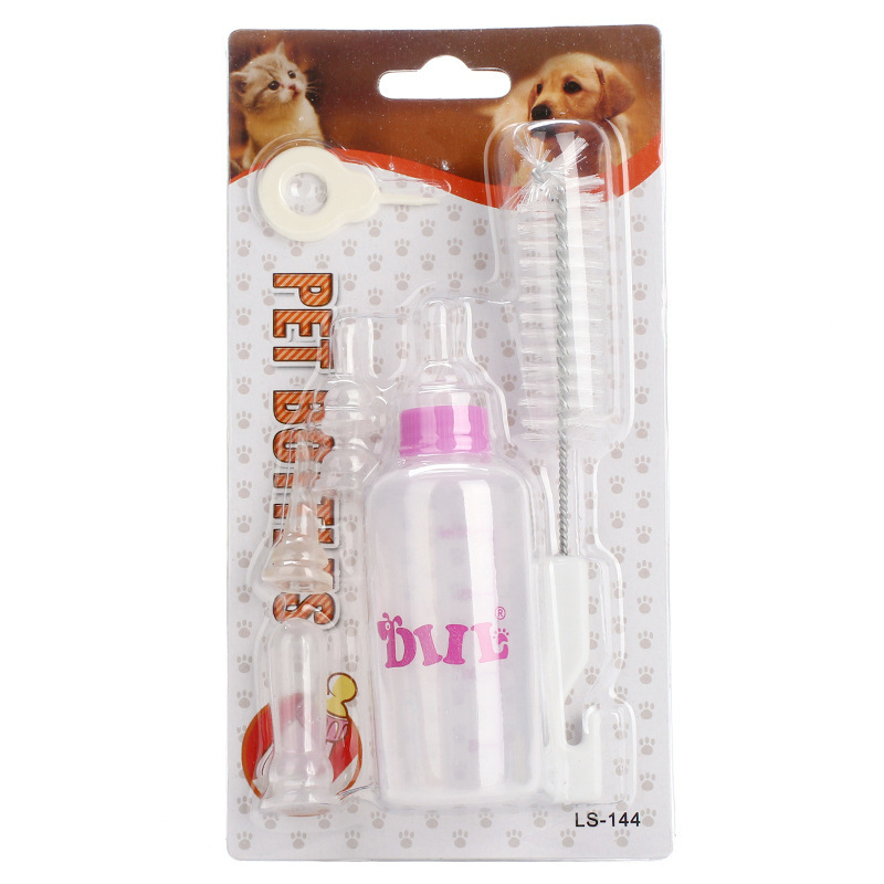 Šareni set mini bočica za hranjenje kućnih ljubimaca, 60 ml, za štenad i činčile