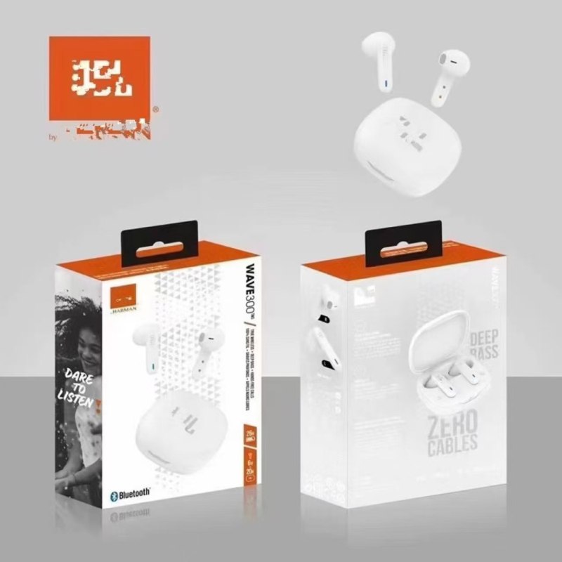 WAVE300 bežične Bluetooth slušalice, stereo, dizajn polu-in-ear, sportski, kompatibilne JBL
