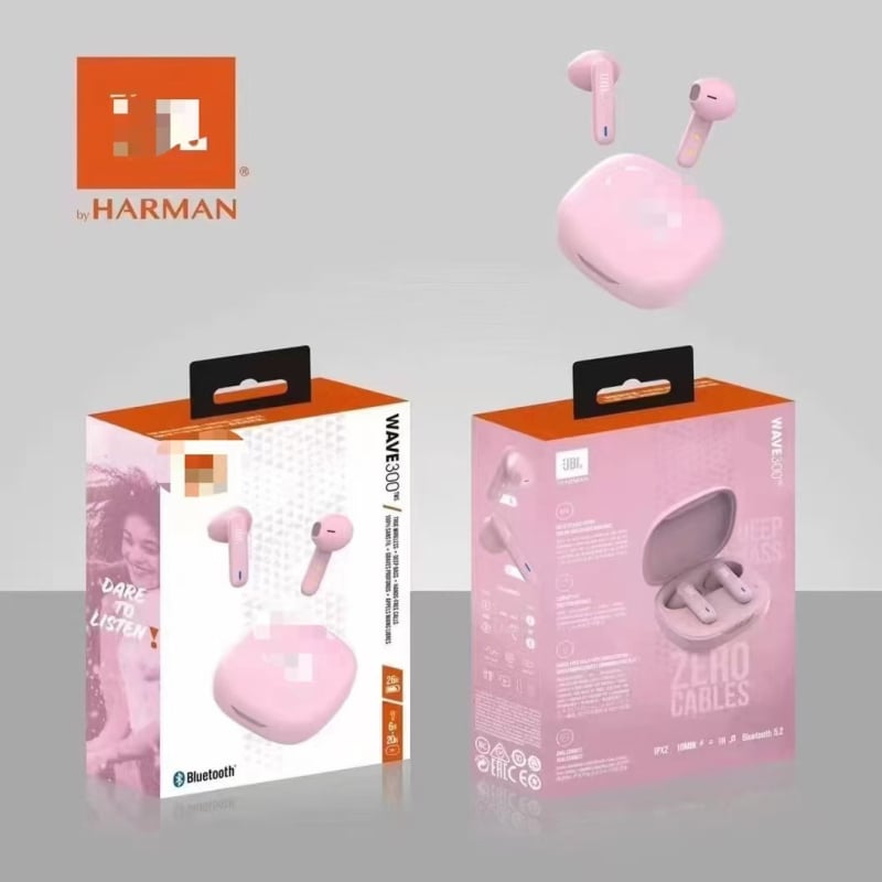 WAVE300 bežične Bluetooth slušalice, stereo, dizajn polu-in-ear, sportski, kompatibilne JBL