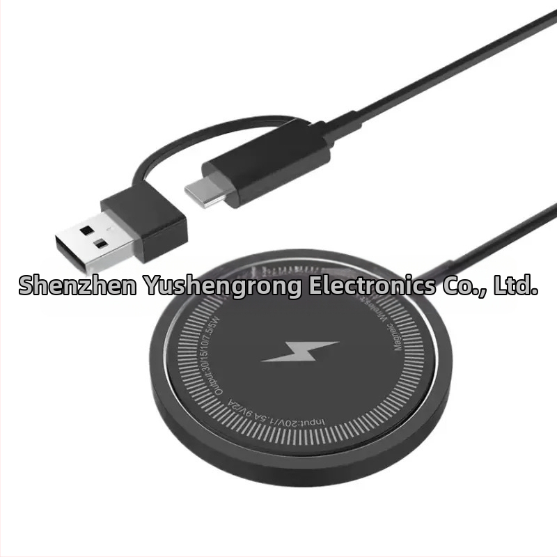 Bezdrôtová nabíjačka z hliníkovej zliatiny pre iPhone, magnetické nabíjanie, 15W