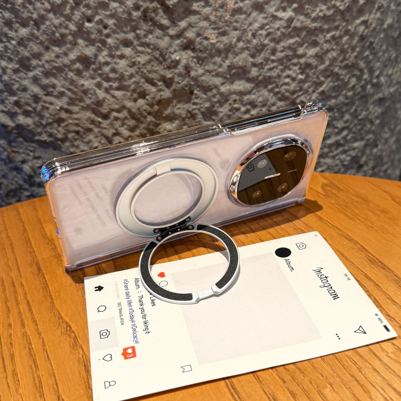 Kućište Huawei Mate X5 s dvostrukom osom i magnetskom zaštitom, okretni stalak, prozirna stražnja strana