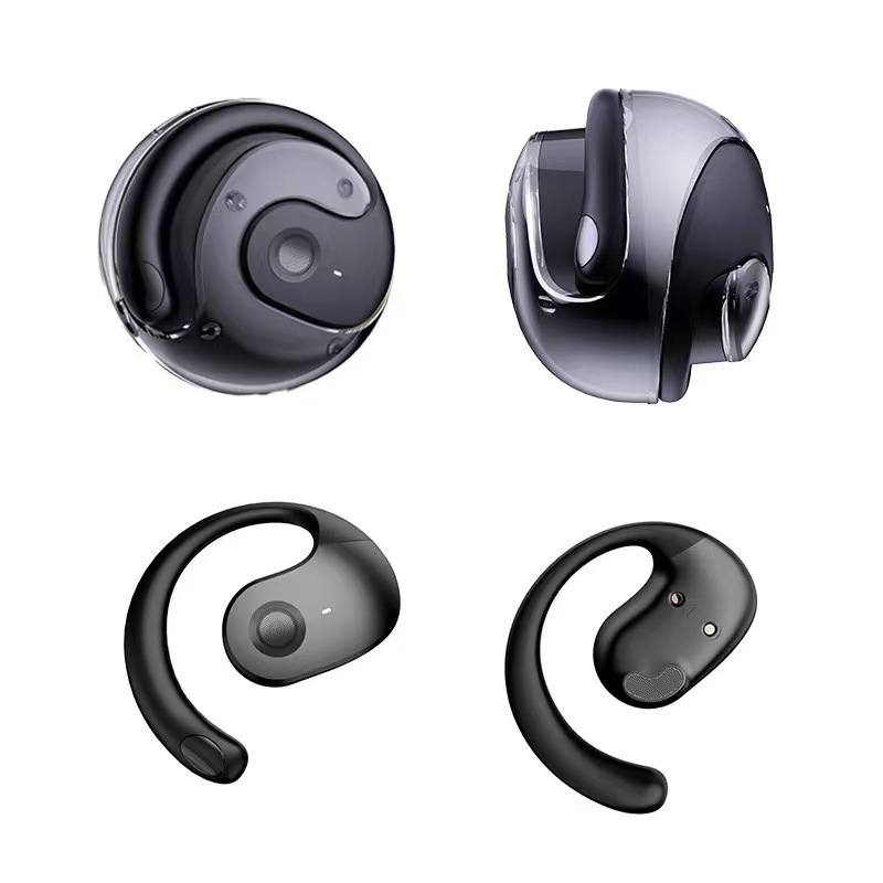 Bežične Bluetooth slušalice u obliku kokosove kuglice, za uho, s dodirnim upravljačem, sportsko smanjenje buke, univerzalna kompatibilnost